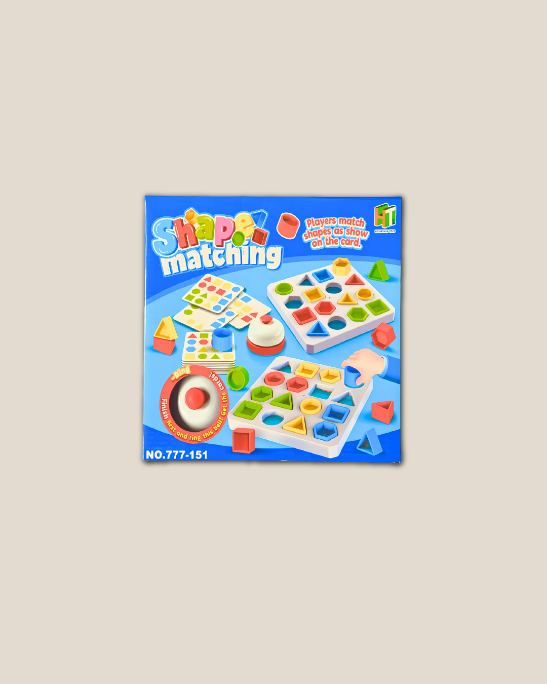 Shape Matching Educational Toy Set - Colors & Geometry Game